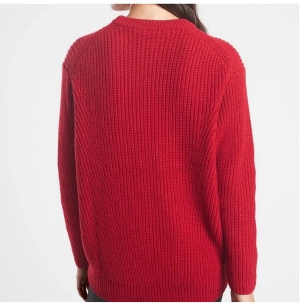 Athleta Cascade Crewneck Red Sweater Size XS - Picture 4 of 7